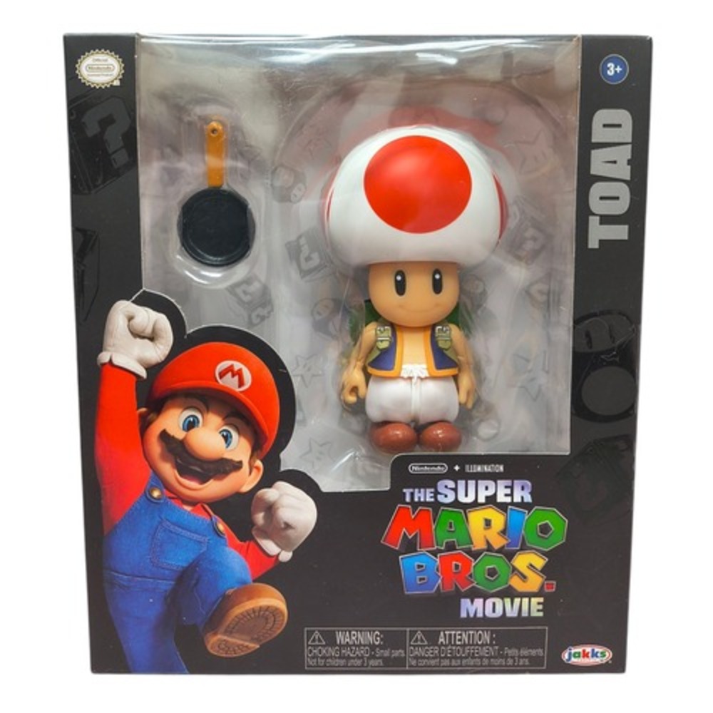 Jakks Nintendo Super Mario Bros Movie - Toad w/ Frying Pan